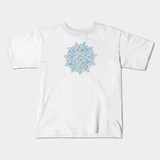 Pretty Metallic Mandala V Kids T-Shirt